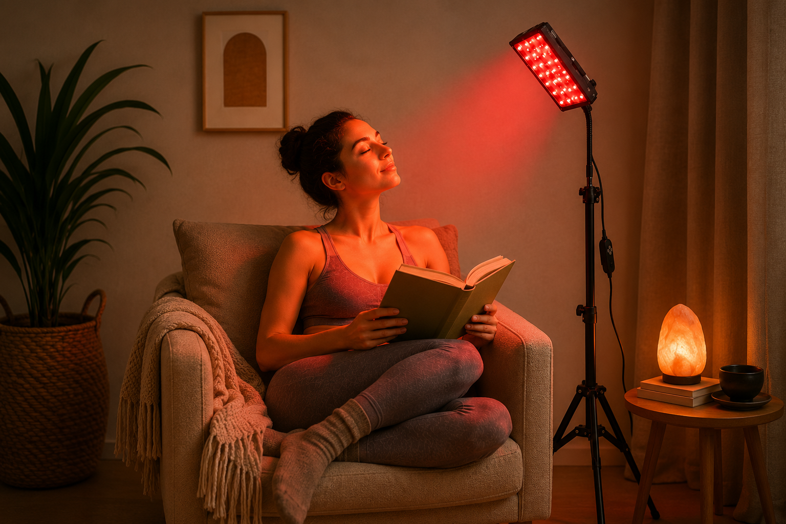 Wellness Mode Red Light Therapy Lamp
