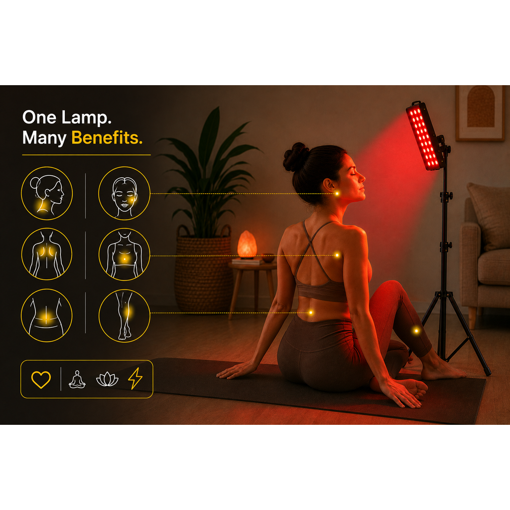 Wellness Mode Red Light Therapy Lamp