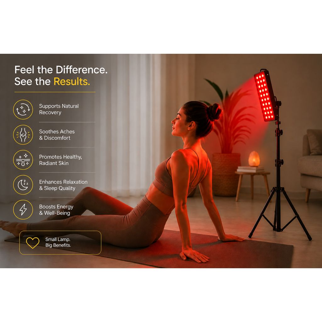 Wellness Mode Red Light Therapy Lamp