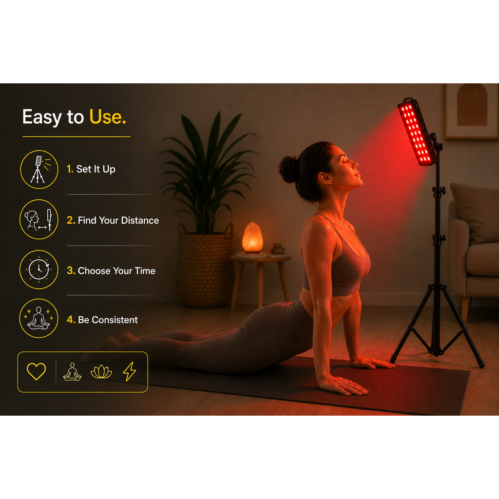 Wellness Mode Red Light Therapy Lamp